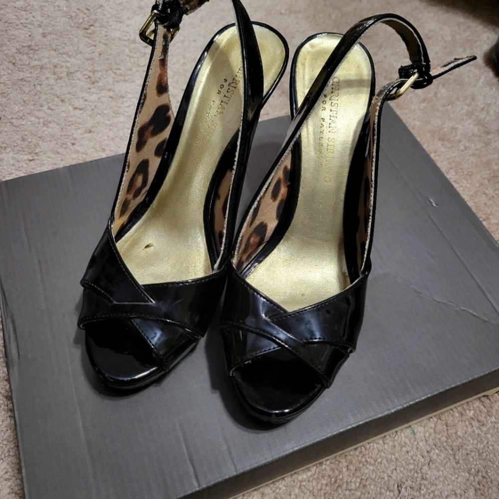 Black 6.5 size Heels